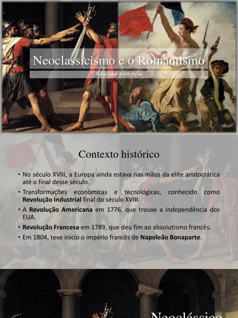Neoclássico e Romantismo | PDF | Romantismo | Escultura