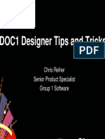 DOC1 Designer Tips and Tricks v2