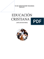 EDUCACIÓN CRISTIANA II   PROFESOR