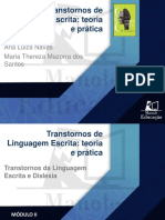 M2 - Aula 4 - Definição e Caracterização Dos Transtornos de Linguagem Escrita - Ana - Luiza - Navas - Apresentação