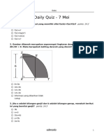 Daily Quiz - 7 Mei