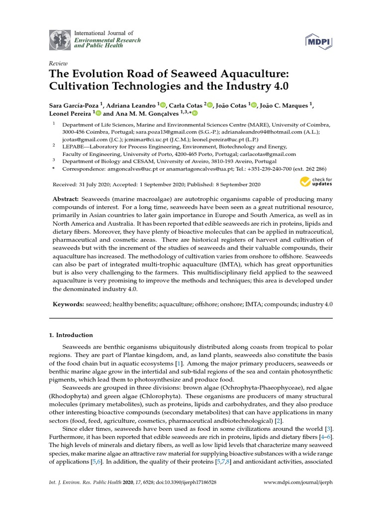The Evolution Road of Seaweed Aquaculture: Cultivation Technologies and ...