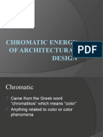 Chromatic Energy of Architectural Design