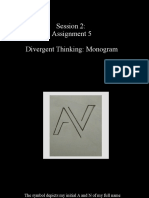 Session 2: Assignment 5 Divergent Thinking: Monogram