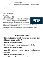 Materi 5, Energi Bebas Gibbs