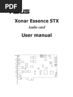 Download Xonar Essence STX by Eduardo Olivares SN50244988 doc pdf