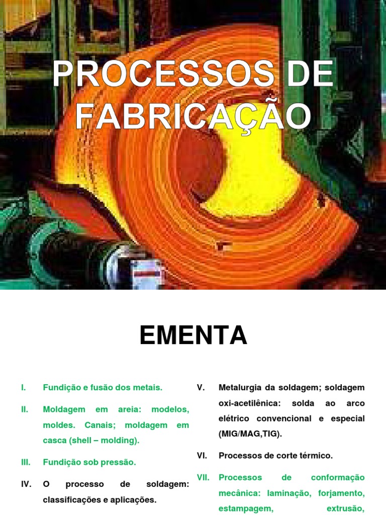 Processo de Fabricação - ESTAMPAGEM, EXTRUSÃO E USINAGEM | PDF | Metais ...