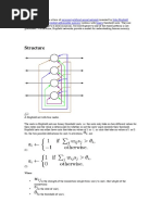 Structure: Recurrent Artificial Neural Network John Hopfield Content-Addressable Memory Binary