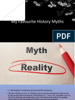 My Favourite History Myths: M.T Presentation