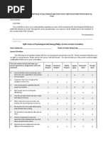 Survey - Questionnaire - (Ryff's - Scale) Edited Final!!!!!