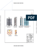 Section Elevation of 2 BHK
