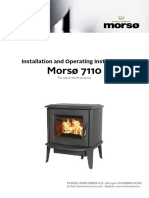 Morsø 7110: Installation and Operating Instructions