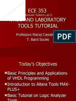 ECE 353 VHDL and Laboratory Tools Tutorial