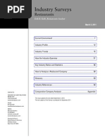 industry survey - restaurant 2011