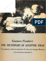 Flaubert Dictionary of Accepted Ideas English