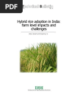 Download Hybrid Rice Adoption in India Farm Level Impacts and Challenges TB 14 by CPS_IRRI SN50246052 doc pdf