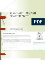 Bivariate Data and Scatterplots