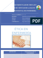 Ética en Enfermería