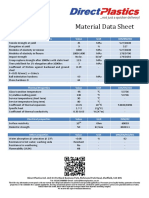 Material Data Sheet: HDPE Natural