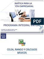 Celda Rango y Calculos