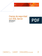 Copias de Seguridad Con SQL Server