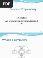 Computer Programming I: An Introduction To Computers and Java