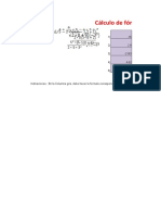 Cálculo de fórmulas y ejercicios resueltos