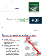 Transport Layer: Computer Networking: A Top Down Approach