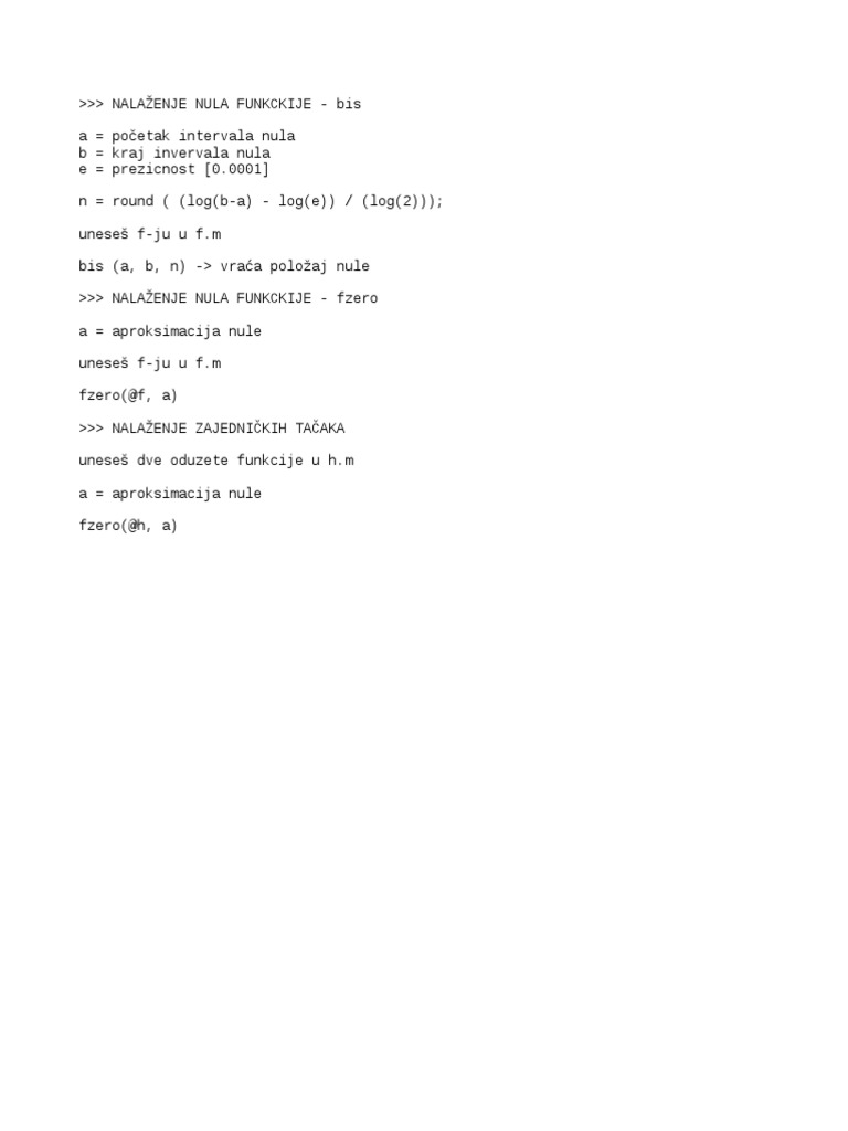 Matlab Cheat Sheet | PDF