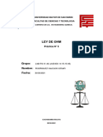 PRACTICA Nº3 LABFIS III LEY DE OHM