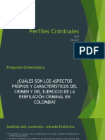 Perfiles criminales Colombia