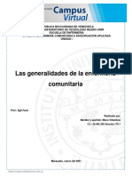 Enfermería Comunitaria Las Generalidades de La Enfermería Comunitaria María Villalobos 30.465.350