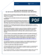 Claves para Los Usuarios Del Sistema Financiero