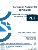 Formación Auditor ISO 18788:2015 Sistemas Gestión Seguridad Privada