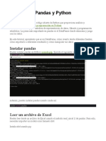 Pandas y Python