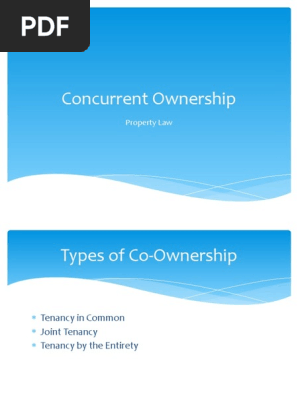 Concurrent Ownership