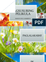 Sarmiento PAGsusuring PELIKULA