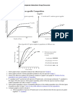 Interspecies Interactions Group Discussion: Models of Competition and Predator-Prey Cycles