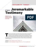 An Unremarkable Testimony