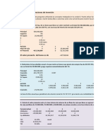 Ejercicios de Operaciones de Inversión (VNA 22.8%, TIR 50