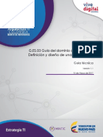 G.es.03 Guía para La Definición y Diseño de Una Política de TI