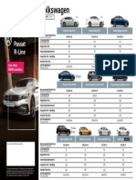 Volkswagen Brochure List