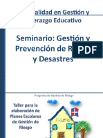Gestion y Prevencion Riesgo y Desastres Presentacion Powerpoint
