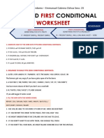 Worksheet Zero and First