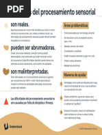 Dificultades Del Procesamiento Sensorial