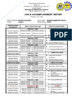 Accomplishment and Narrative Report Feb