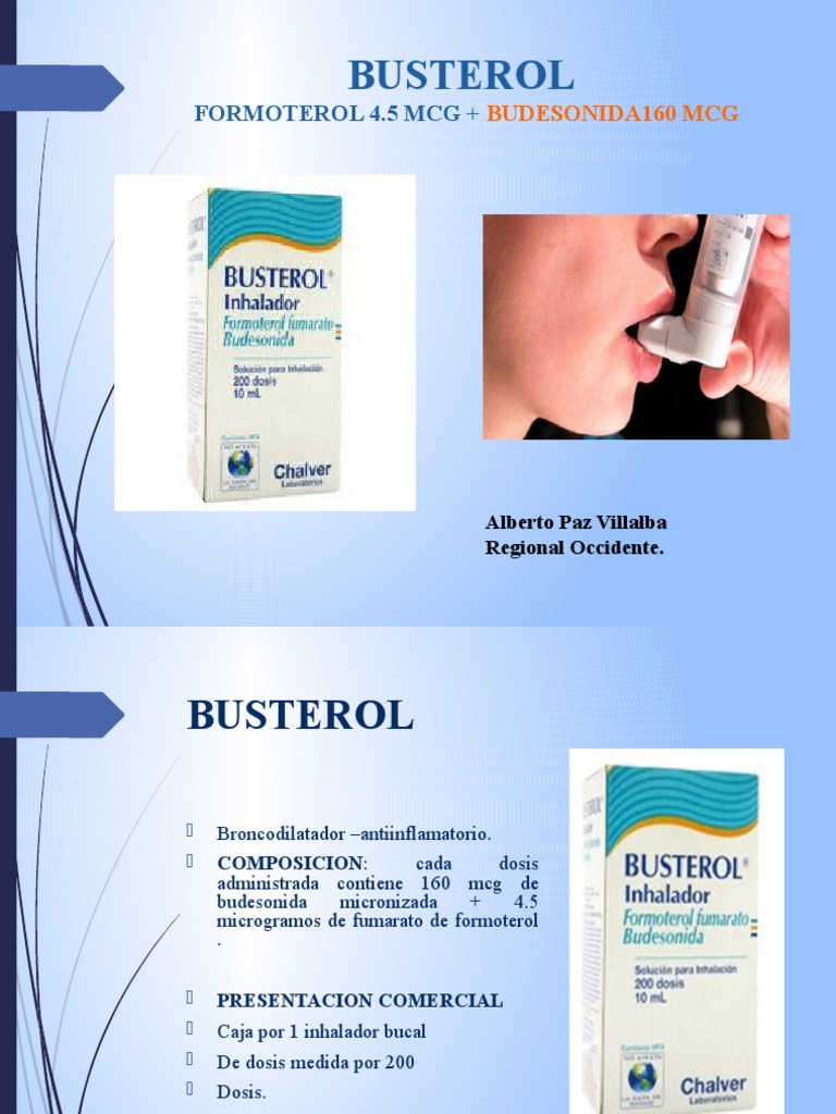 Uso y Precio de Busterol Inhalador | PDF | Drogas | Medicina CLINICA