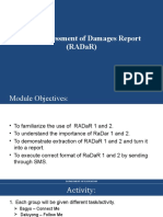 Rapid Assessment of Damages Report (Radar)