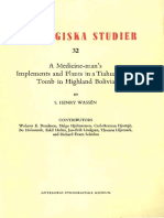 Holmstedt Alkaloid Analyses of Botanical Material More Than A Thousand Years Old