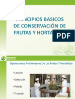 Conservación Frutas y Hortalizas